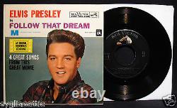 ELVIS PRESLEY-Follow That Dream-Rare Incorrect Play Times-RCA VICTOR #EPA-4368