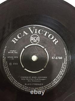 ELVIS PRESLEY Frankie johnny/Pls don't stop love RARE SINGLE 7 45 RPM INDIA VG+