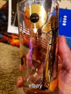 ELVIS PRESLEY GOLD 1956 GLASS Rare RE RELEASE