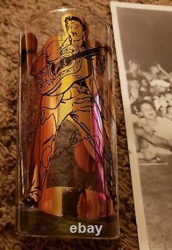 ELVIS PRESLEY GOLD 1956 GLASS Rare RE RELEASE