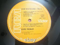ELVIS PRESLEY GOLD RECORD VOLUME 5 RARE LP record vinyl INDIA INDIAN 97 VG+