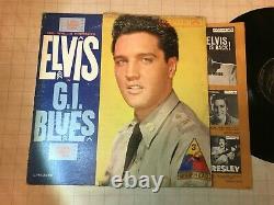 ELVIS PRESLEY G. I. BLUES LP orig lpm2256 MONO'60 3s/3s rare vinyl OST soundtrak