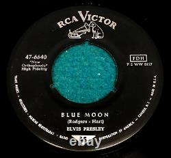 ELVIS PRESLEY German US ARMY Blue Moon RCA Victor 47-6640 45 @ Rare 1956