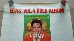 ELVIS PRESLEY Gold Records RARE RCA POSTER AD ORIG 1968 LSP-1707 LSP-3921