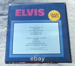 ELVIS PRESLEY''Good Times'' 1974 SEALED ORIG' withRARE HYPE STICKER CPL1-0475