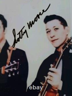 ELVIS PRESLEY Guitarist SCOTTY MOORE Hand Signed 8.5 x 11 Rare