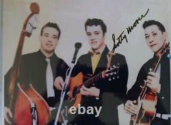 ELVIS PRESLEY Guitarist SCOTTY MOORE Hand Signed 8.5 x 11 Rare