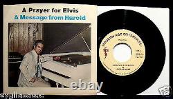ELVIS PRESLEY-HAROLD LOYD-A Prayer For Elvis-Mega Rare Picture Sleeve+45-N Mint