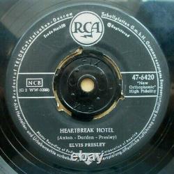 ELVIS PRESLEY Heartbreak HotelI Was The OneRCA 47-6420 s1 Label dicke Schrift