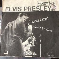 ELVIS PRESLEY Hound Dog Don't Be Cruel 45 RPM 1956 RCA Victor RARE