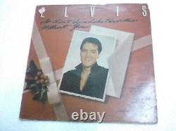 ELVIS PRESLEY I WONT SEEM LIKE CHRISTMAS WITHOUT YOU RARE LP record INDIA EX
