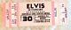 Elvis Presley In Concert Ticket Asheville, Nc May 30 1977 Nm Very Rare