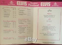 ELVIS PRESLEY In Person Orig. 1970 2LP WITH RARE EXTRAS! Menu, Tour Book, Poster