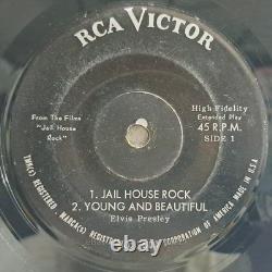 ELVIS PRESLEY /JAILHOUSE ROCK / THAILAND EP 45 THAI RCA Victor Rare 1st LIST