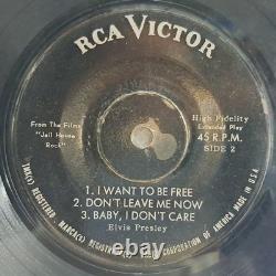 ELVIS PRESLEY /JAILHOUSE ROCK / THAILAND EP 45 THAI RCA Victor Rare 1st LIST