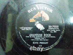 ELVIS PRESLEY Jailhouse Rock RCA VICTOR RARE 78 RPM RECORD S A G+