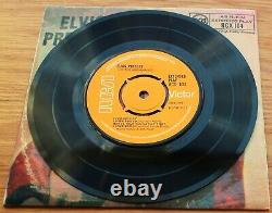 ELVIS PRESLEY & Jordanaires UK EP RCA RCX-104? Rare ORANGE LABELS! NM/EX+ c. 1969