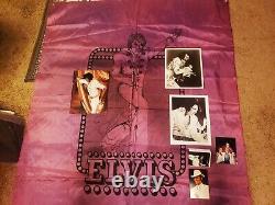 ELVIS PRESLEY LAS VEGAS CONCERT SCARF BANNER 1970s RARE