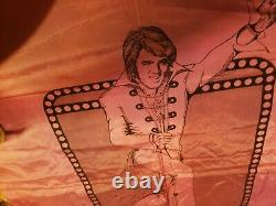 ELVIS PRESLEY LAS VEGAS CONCERT SCARF BANNER 1970s RARE