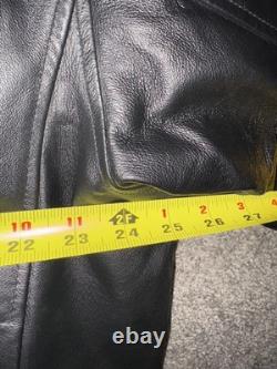 ELVIS PRESLEY LEATHER JACKET-RARE. Embroidered graphics. Size XL