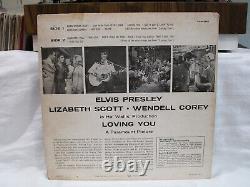 ELVIS PRESLEY LOVING YOU (LPM1515) VG cond. RARE BLACK LONG PLAY LABEL