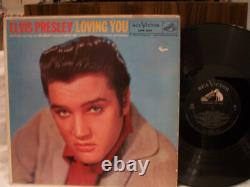 ELVIS PRESLEY LOVING YOU (LPM1515) VG cond. RARE BLACK LONG PLAY LABEL