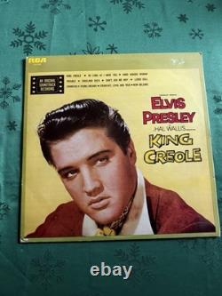 ELVIS PRESLEY LP LSP-1884(e) KING CREOLE RARE ORANGE RIGID VINYL M2PY-4736
