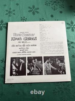ELVIS PRESLEY LP LSP-1884(e) KING CREOLE RARE ORANGE RIGID VINYL M2PY-4736