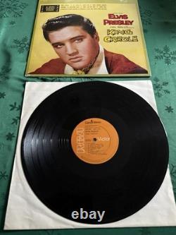 ELVIS PRESLEY LP LSP-1884(e) KING CREOLE RARE ORANGE RIGID VINYL M2PY-4736