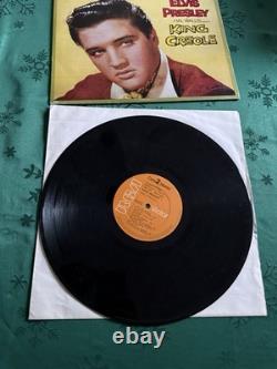 ELVIS PRESLEY LP LSP-1884(e) KING CREOLE RARE ORANGE RIGID VINYL M2PY-4736
