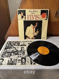 ELVIS PRESLEY LP LSP-4530 LOVER LETTERS FROM ORANGE Rare Store Price Sticker