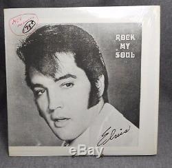 ELVIS PRESLEY LP Rock My Soul 1957-72 color vinyl Collectors Ed Poster RARE VG+