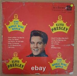 ELVIS PRESLEY LP SOUTH AFRICA KING OF WHOLE WIDE WORLD RARE Cover G LP Fair