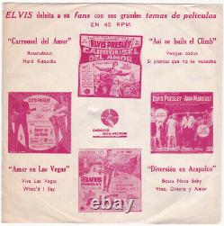 ELVIS PRESLEY Loco por las Muchachas Ultra rare Orig PROMO 1965 PERU 45