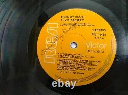 ELVIS PRESLEY MOODY BLUE RARE LP record vinyl INDIA INDIAN rca G+
