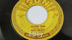 ELVIS PRESLEY MYSTERY TRAIN RARE 1st Press 1955 SUN LABEL 223 ROCKABILLY 45