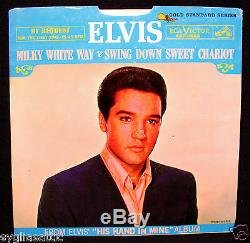 ELVIS PRESLEY-Milky White Way-Mega Rare Picture Sleeve-RCA VICTOR #447-0652