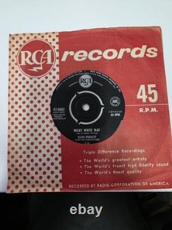 ELVIS PRESLEY Milky White Way Vinyl Single Record 45RPM Very Rare Aus Press