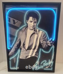 ELVIS PRESLEY NEON SIGN U. S. A. Made Elvis Presley Speedway Outfit RARE