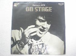ELVIS PRESLEY ON STAGE FEBRUARY 1970 RARE LP record vinyl INDIA INDIAN 96 VG+