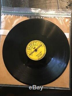 ELVIS PRESLEY ORIGINAL SUN RECORD THATS ALL RIGHT 78 RPM 1954 209 Rare
