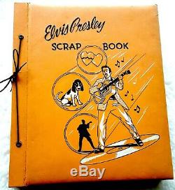 ELVIS PRESLEY Original 1956 Vintage SCRAPBOOK withPhotos & Articles RARE OOP