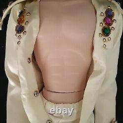 ELVIS PRESLEY PORCELAIN DOLL 25 inch With Stand Rare Find