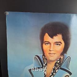 ELVIS PRESLEY Painting 1970s JAMES THOMAS NEURMANN Signed 32x21Vintage RARE