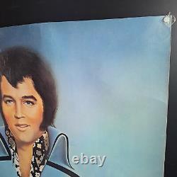 ELVIS PRESLEY Painting 1970s JAMES THOMAS NEURMANN Signed 32x21Vintage RARE
