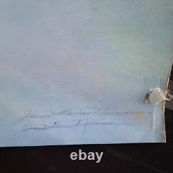 ELVIS PRESLEY Painting 1970s JAMES THOMAS NEURMANN Signed 32x21Vintage RARE