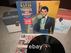 ELVIS PRESLEY Promo Vinyl Lp FRANKIE AND JOHNNY 1966 RCA Shrink & Stkr NM Rare