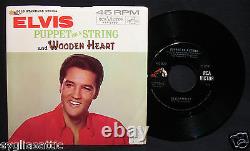 ELVIS PRESLEY-Puppet On A String-Rare Picture Sleeve+45-RCA VICTOR #447-0650