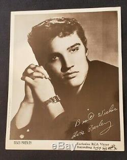 ELVIS PRESLEY RARE 1950's 8 X 10 MOSS PHOTO