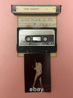 ELVIS PRESLEY RARE COLLECTOR TAPES WITH 27 PICTURES LOT of 30 Tapes UNIQUE